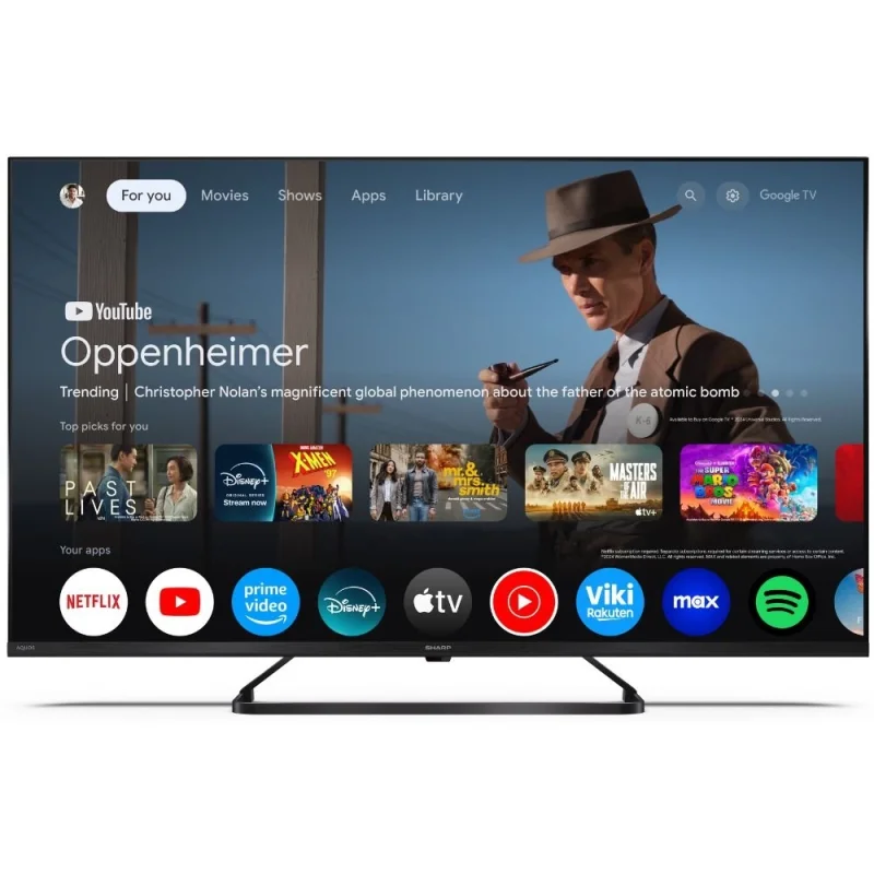 Телевизори 43” 4K Ultra HD QLED Google телевизор Sharp LC-43HP6265E
