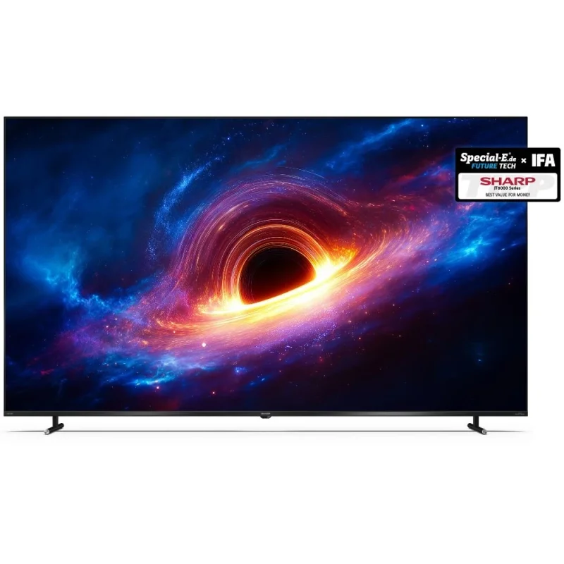Телевизори 75” 4K Ultra HD 144Hz QLED MiniLED Google телевизор Sharp LC-75JT8265E